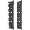 Berkley Twist Lock Utility 4 Rod Rack 4 Rod Rack Storage Rack Storage Rack Gestione Aste, Unisex, Nero/Rosso