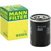 Mann Filter MANN-FILTER W 610/6 Filtro dell'olio - per Autovetture + veicoli commeriali