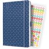 SIGEL J4101 Jolie Agenda settimanale 2024, copertina rigida, 13,5 x 20,3 cm, 174 pagine, blu