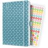 SIGEL J4113 Jolie Agenda settimanale 2024, copertina rigida, 13,5 x 20,3 cm, 174 pagine, azzurro
