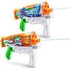 XSHOT X-Shot Fast-Fill Skins Hyperload (2 pezzi) di Zuru, Watergun, Water Blaster Toys, 2 Blaster Totali, si riempie con acqua in appena 1 secondo! (fiamme e spruzzi d'acqua)