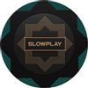 SLOWPLAY Fiches da Poker Nash Clay | 50 Pezzi di fiches da Poker Texas Holdem [Senza Valore], fiches da Poker vuote 14g | Esecuzione e Design squisiti (Verde)