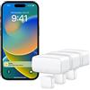 Eve Door & Window (Matter) 3 pezzi - sensore intelligente di contatto, sicurezza domestica, compatibile con Apple Home, Alexa, Google Home, SmartThings, richiede un Thread Border Router