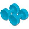 ROVERA Coppia Manubri Pesi Vinile Dumbbells - Kg. 2 (Totale 4 Kg)