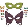 Sizzix Set di Fustelle Thinlits 12Pz Mascherata, Multicolor, taglia unica