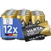 VARTA BatterieD Mono, confezione da 12, pile Power on Demand, Alcaline, pacco di stoccaggio, flessibili, potenti, per accessori computer, Smart Home, Made in Germany [Esclusivo su Amazon]