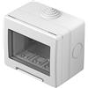 TEM CONTENITORE PARETE 3 MODULI IP55 SERIE TEM BIANCO AQ30-TEMAQ30PW-U