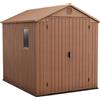 Keter Casetta da Giardino Porta Attrezzi in Resina Darwin 6x8 Brown
