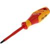 GEDORE Giravite Isolato VDE a Croce PZ2, Cacciavite Isolato 1000 V, Lungo 210 mm, Utensile, VDE 2160 PZ 2, Acciaio