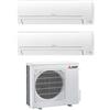 Mitsubishi Condizionatore Climatizzatore Mitsubishi Smart MSZ-HR Dual 9000+9000 Btu A++