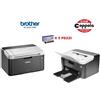 BROTHER HL-1212W BUNDLE STAMPANTE LASER Bianco/Nero 20PPM 1200DPI +5TONER  TN1050