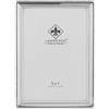Lawrence Frames 11657 - Cornice portafoto in argento lucido, 5 x 7 cm, motivo bordure