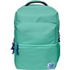 Oxford B-Ready, Zaino scolastico unisex, 18 l, 42 m, tasca imbottita per laptop, poliestere riciclato RPET, Verde, 42x30x15cm, Casual