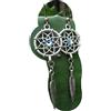 Asai Bolivien Ethno Tribal Manufaktur PIUMA BOHO ETHNO DREAM CATCHER BLU CHIARO CABOCHON orecchini dreamcatcher unici