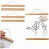 KARELLS Ganci Magnetici per Cornice in Legno, Telaio Poster 2 Pezzi Portafoto Decorativi (31 cm)