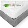 EVERGREENWEB MATERASSI & BEDS EVERGREENWEB - Topper Letto Morbido per Materasso Matrimoniale 160x200 cm, Coprimaterasso Memory Trapuntanto 3 cm. Correttore Materasso Rivestimento Ipoallergenico pratica Balza, Topper Ever Memory