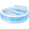 Intex 57190EP Swim Center Family Lounge Pool Round Gonfiabile, Blu, 90 x 86 x 31 cm