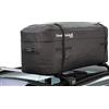 HandiWorld HandiHoldall 175 Litri Box impermeabile per tetti morbidi - Borsa per tetti pieghevole con base solida - Nero