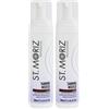 St. Moriz Mousse autoabbronzante scuro, confezione da 2 (2 x 200 ml)