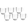 Leonardo Napoli 024202 - Set di 6 tazze da caffè lavabili in lavastoviglie, piccole tazze in vetro con manico, adatte al microonde, 280 ml, 6 pezzi