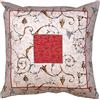 Bassetti OPLONTIS - Federa per cuscino in cotone, 40 x 40 cm, colore: Rosso
