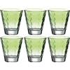 LEONARDO HOME OPTIC 025898 - Set di 6 bicchieri da 215 ml, colore: Verde chiaro