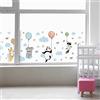 Ambiance Sticker Pellicola Adesiva Per Vetri Privacy - Animali Volanti Felici - Adesivo Per Schermi Privacy per Finestre e Porte Doccia | H40 x L200 cm