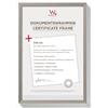 walther design cornice per quadri in acciaio 21 x 29,7 cm (DIN A4) Sedia con cornice per documenti in alluminio Telaio in alluminio AJ130D