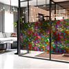 Ambiance Sticker Pellicola Adesiva Per Vetri Privacy - Vetro Colorato Multicolore - Adesivo Per Schermi Privacy per Finestre e Porte Doccia | H40 x L100 cm