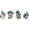 Nemesis Now Hatchlings Emergence (Set di 4) 8 cm, Dragonling Cova dalle figurine di uova