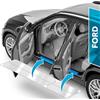 uProtect Battitacco Auto Antigraffio Pellicola per Ford Kuga 3 (III) I 2019-2026 - Protezione Accessori Tuning Portiera - Trasparente Lucido