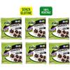 ENERZONA - MINIROCK 40-30-30 NOIR - 6 MINIPACK DA 24 g. Snack di soia e cioccolato fondente Noir .1 minipack = 1 blocco. Senza glutine, vegan.