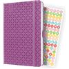 SIGEL J4115 Jolie Agenda settimanale 2024, copertina rigida, 13,5 x 20,3 cm, 174 pagine, viola