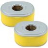 SOLLON 2 PCS Filtro aria 17210-ZE0-505 per Honda GX110 GX120 3.5HP 4HP Motore OEM Filtro aria e Plus Prefiltro # 17210-ZE0-820 17210-ZE0-821 17210-ZE0-822