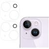 EasyULT Pellicola Fotocamera per iPhone 14 6,1 Pollici e iPhone 14 Plus 6,7 Pollici[2 Pezzi], Vetro Temperato Fotocamera Posteriore Trasparente Pellicola Protettiva Vetro Lente della Fotocamera