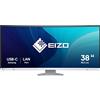 EIZO Monitor EIZO FlexScan EV3895-WT LED display 95,2 cm (37.5) 3840 x 1600 Pixel UltraWide Quad HD+ Bianco [EV3895-WT]