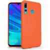 N NEWTOP Cover Compatibile per Huawei P Smart Plus 2019, Custodia TPU Soft Gel Silicone Ultra Slim Sottile Flessibile Case Posteriore Protettiva (Arancione)