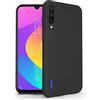 N NEWTOP Cover Compatibile per Xiaomi Mi A3 Lite - 9 Lite, Custodia TPU Soft Gel Silicone Ultra Slim Sottile Flessibile Case Posteriore Protettiva (Nero)