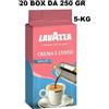LAVAZZA CAFFE 5-KG CREMA E GUSTO MISCELA DELICATO (DOLCE) MACINATO 11 2023