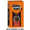 CAFFE MOTTA 5 KG CAFFE MOTTA ESPRESSO INTENSO NEW 20 CONFEZIONI DA GR.250 BZB6