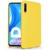 N NEWTOP Cover Compatibile con Huawei P Smart PRO, Custodia TPU Soft Gel Silicone Ultra Slim Sottile Flessibile Case Posteriore Protettiva (Giallo)
