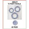 SATURNIA Amalfi set 18 pezzi piatti decorati