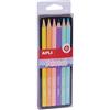 APLI 18059 - Matite Jumbo Pastel colori assortiti scatola 6 u.