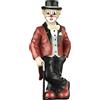 GILDE - Statuetta decorativa a forma di clown, in confezione regalo, realizzata a mano, altezza 15 cm