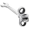 FACOM 467BF.18 - Chiave mista a Cricchetto snodato metrico, Argento, 18 mm