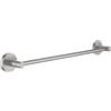 GROHE QuickFix Start, Portasciugamani metallo, fissaggio nascosto, viti e tasselli inclusi, montaggio facile con GROHE QuickGlue, misura 504 mm, Super Steel, 41197DC0