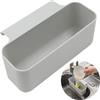 mongtsamz Portaoggetti per Lavandino Cestello Mensola - Organizer per scatola di sapone, cestello di scarico per verdure/frutta Colino da cucina Colino da tè, 1 pezzo, Grigio, di Plastica