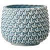 Nordring Vaso Pino - per Fiori da Interno e Piante da Interno, Piante grasse, Cactus, Orchidee L (16,5 cm ø), Cielo-Blu, Ceramica Gres