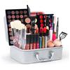 Joyeee Kit per Trucco Completo, Cosmetico Valigetta per Principianti con Ombretti Rossetto Lucidalabbra Correttore Mascara, Sorpresa Regalo Tavolozza di Trucchi per donne l'uso quotidiano e viaggio