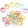 OHYER 30 Pezzi Marcatori ad Anello per Punti Segnapunti Maglia Marcatore per Maglia Anelli Colorati per Punti a Maglia Marcatori da Maglia per Uncinetto Lavoro a Maglia e Cucire DIY (6 Colori) (A)